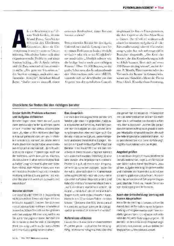 Vorschauseite 2: Nicht ohne Bauchgefühl