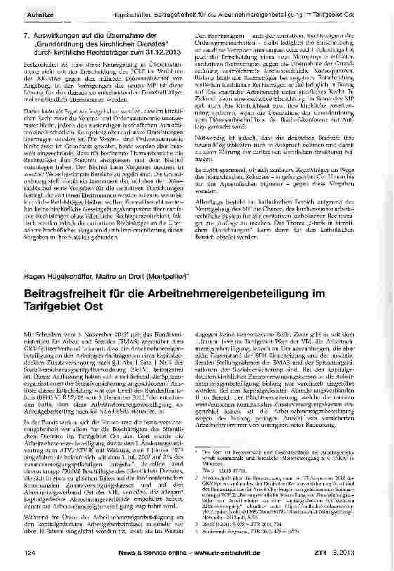Vorschauseite 6: Kirchlichkeitskriterien für caritative Rechtsträger