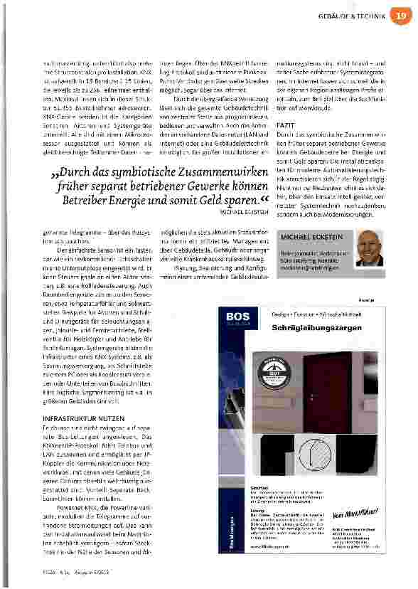 Vorschauseite 2: Störsicher Gewerke und Funktionen verbinden