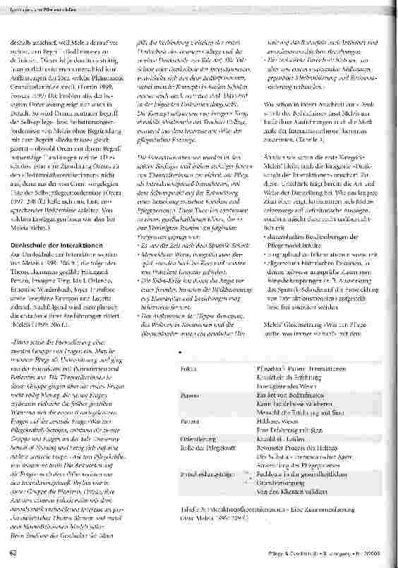 Vorschauseite 4: Typologien von Pflegemodellen Diskussion ihrer Nützlichkeit unter besonderer Berücksichtigung der Typologie von A. I. Meleis