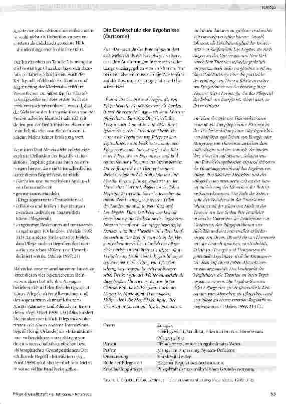 Vorschauseite 5: Typologien von Pflegemodellen Diskussion ihrer Nützlichkeit unter besonderer Berücksichtigung der Typologie von A. I. Meleis