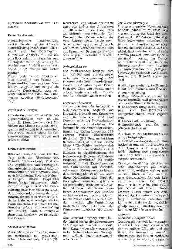 Vorschauseite 2: Schwangerschaftsabbruch mit RU-486 - ein Fortschritt?
