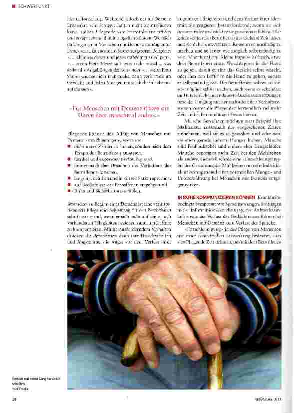 Vorschauseite 2: «In der Ruhe liegt die Kraft»