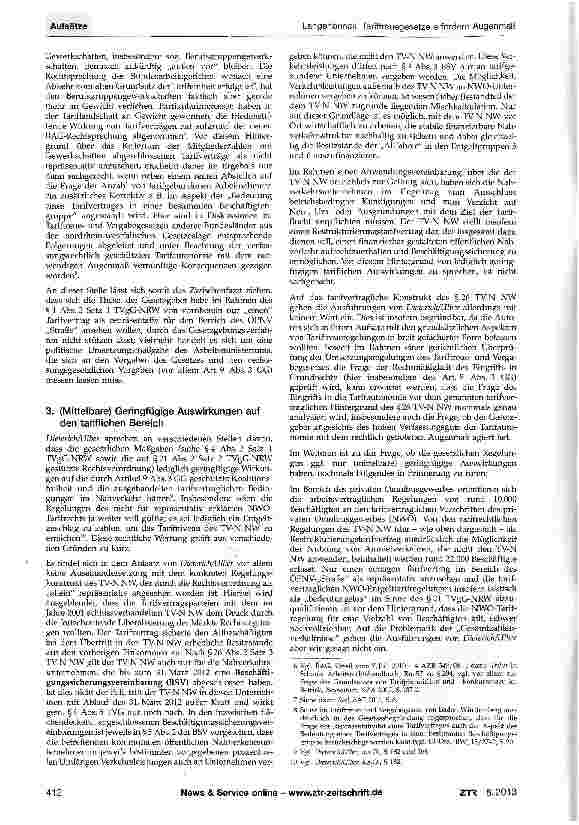 Vorschauseite 2: Tariftreuegesetze erfordern Augenmaß