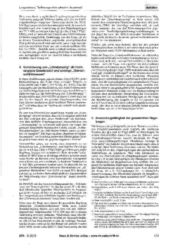 Vorschauseite 3: Tariftreuegesetze erfordern Augenmaß