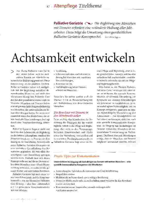 Vorschauseite 2: Achtsamkeit entwickeln