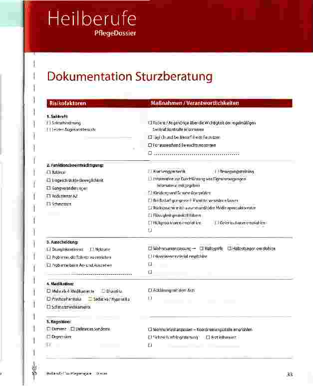 Vorschauseite 2: Sturzgefahr im Alter