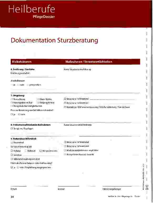 Vorschauseite 3: Sturzgefahr im Alter