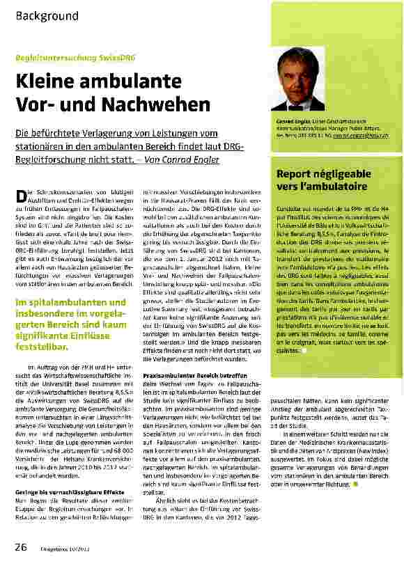 Vorschauseite 1: Kleine ambulante Vorund Nachwehen