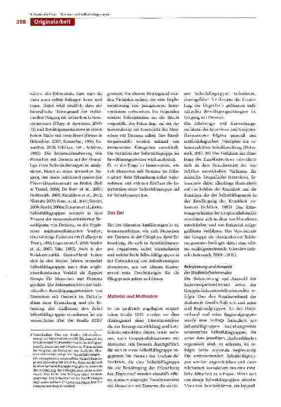 Vorschauseite 2: Eine Analyse der individuellen Wahrnehmungsund Bewältigungsstrategien von Menschen mit Demenz im Frühstadium ihrer Erkrankung unter Beachtung der Funktion und Wirksamkeit von Selb…