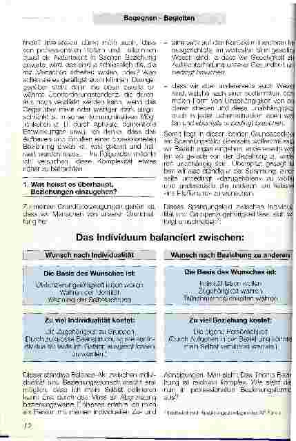 Vorschauseite 2: Begegnen - Begleiten, Herausforderung - Überforderung?