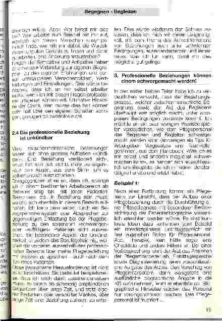 Vorschauseite 5: Begegnen - Begleiten, Herausforderung - Überforderung?