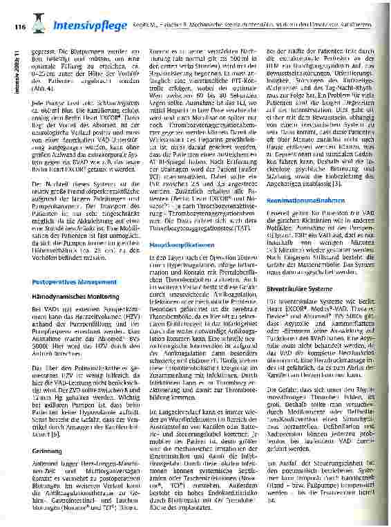 Vorschauseite 5: Mechanische Kreislaufunterstützung durch den Einsatz von Kunstherzen