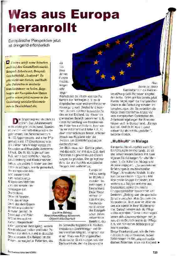 Vorschauseite 1: Was aus Europa heranrollt Europäische Perspektive ist jetzt dringend erforderlich