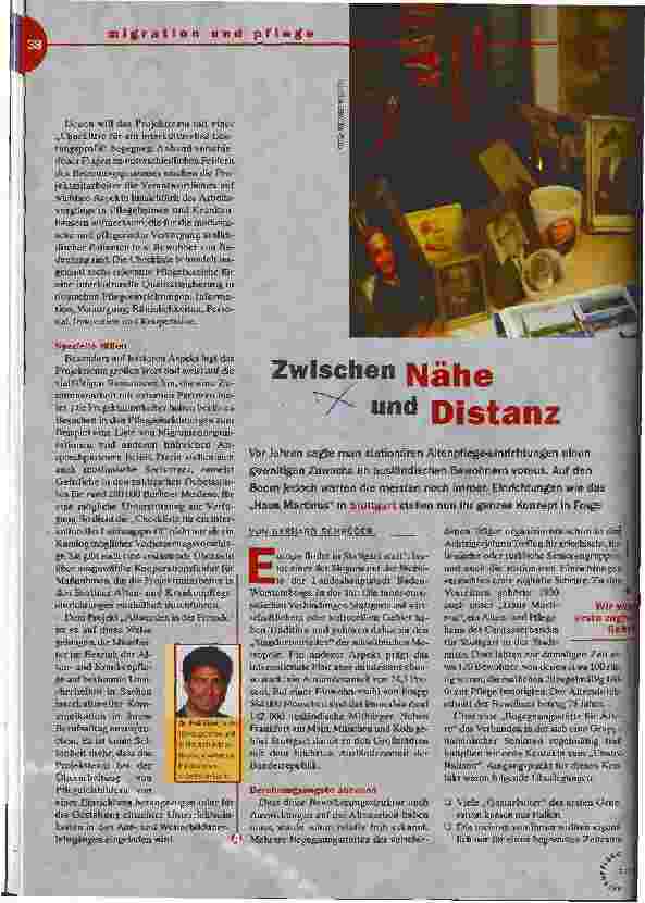 Vorschauseite 1: Zwischen Nähe und Distanz
