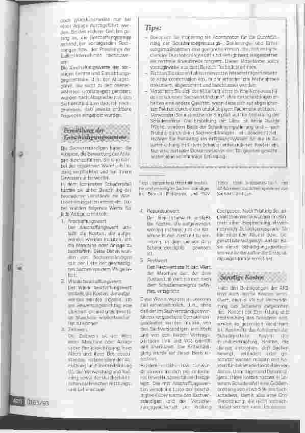 Vorschauseite 5: Penible Ermittlungen, bevor die Versicherung zahlt Kaufmännisch-versicherungstechnische Abwicklung nach einem Klinikbrand
