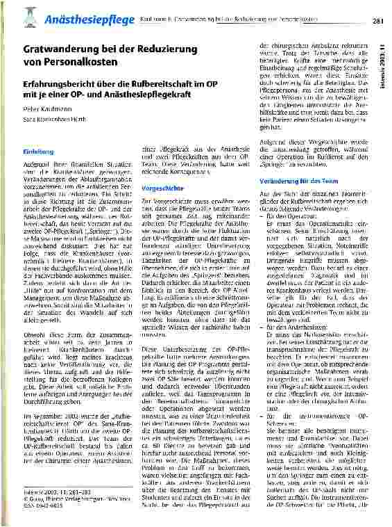 Vorschauseite 1: Gratwanderung bei der Reduzierung von Personalkosten
