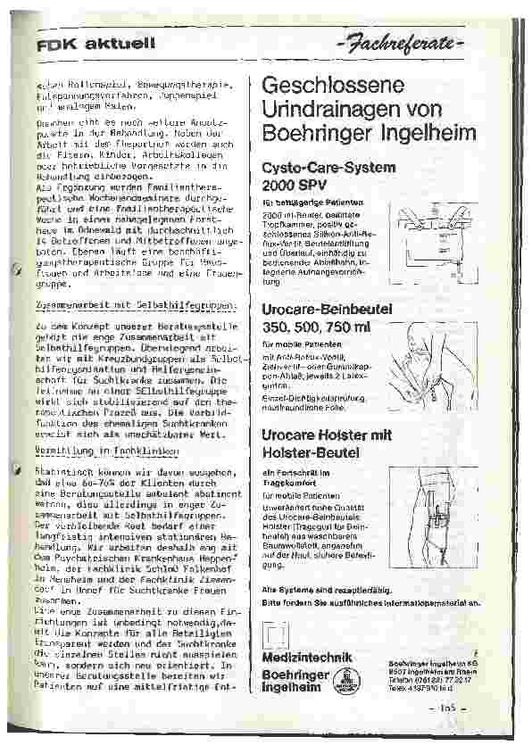 Vorschauseite 2: Sucht-Krankenpflege aus der Sicht der Ambulanz