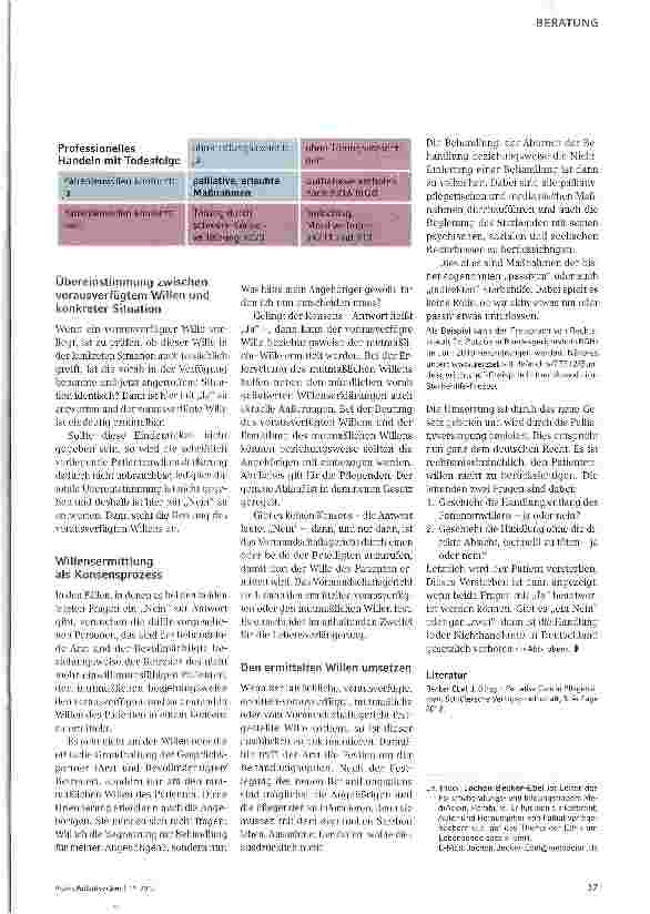 Vorschauseite 2: Der Wille des Patienten