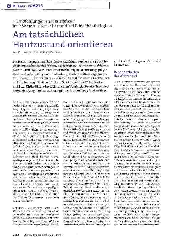 Vorschauseite 1: Am tatsächlichen Hautzustand orientieren