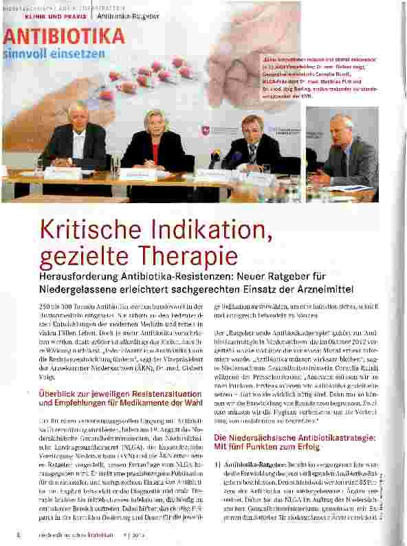 Vorschauseite 1: Kritische Indikation, gezielte Therapie