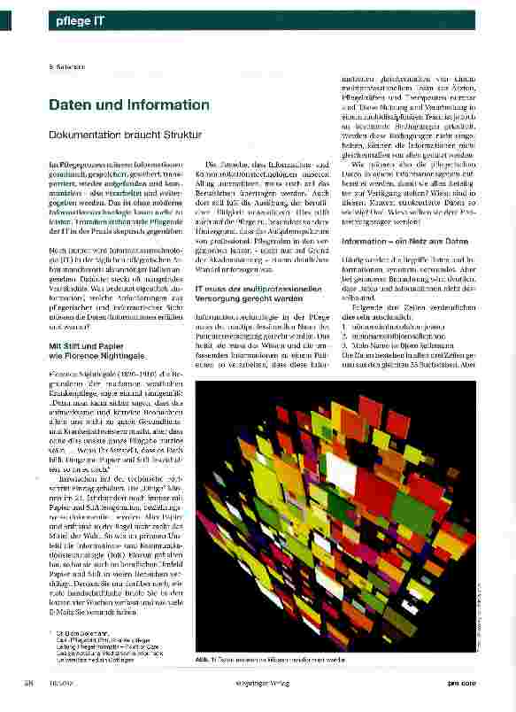 Vorschauseite 1: Daten und Information