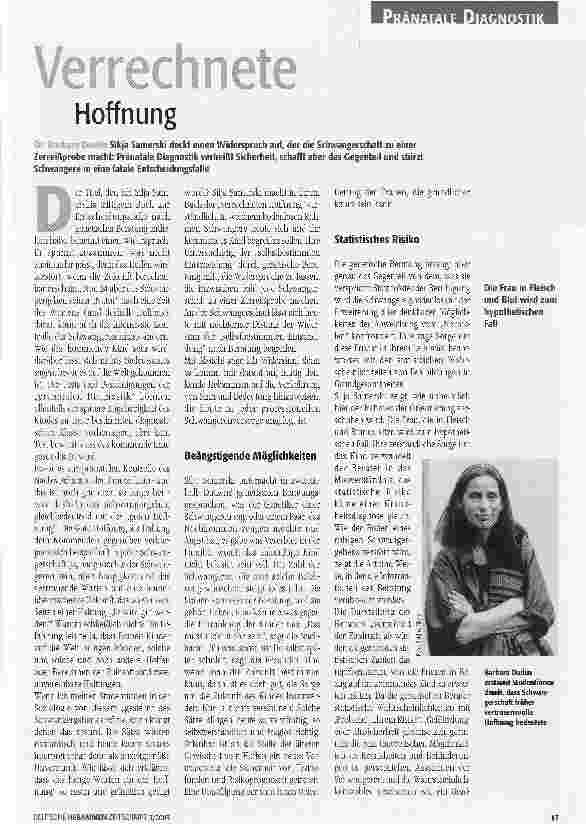 Vorschauseite 1: Verrechnete Hoffnung