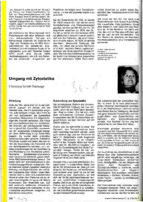 Vorschauseite 3: Die akute Leukämie des Kindesalters