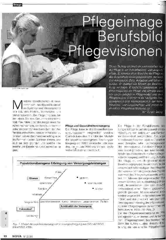 Vorschauseite 1: Pflegeimage Berufsbild Pflegevisionen