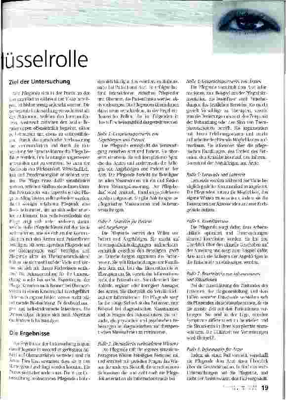 Vorschauseite 2: Pflegende übernehmen Schlüsselrolle