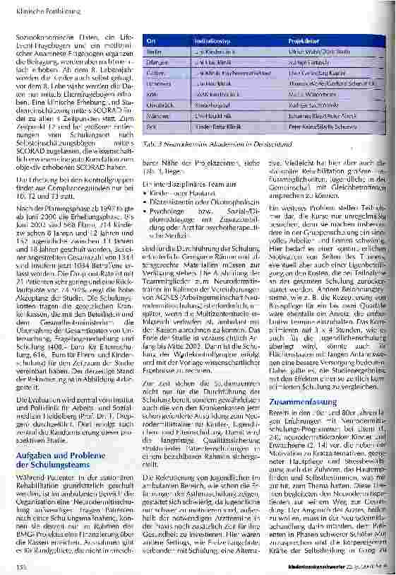 Vorschauseite 5: Das interdisziplinäre Modellprojekt Neurodermitis-Schulung für Kinder und Jugendliche