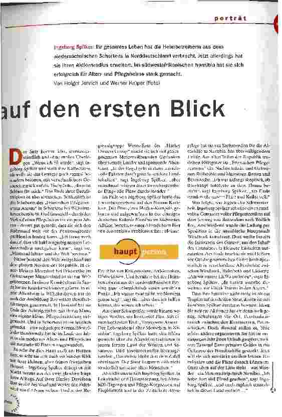 Vorschauseite 2: Hilfe auf den ersten Blick Porträt