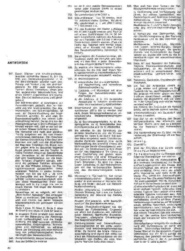 Vorschauseite 2: Ausbildung von Schwestern und Pflegern für den Anästhesiedienst und die Intensivpflege // Programmierte Fragenund Antwortsammlung