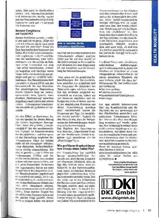 Vorschauseite 2: Der Mehrwert von Tablet PCs in der Patientenaufklärung