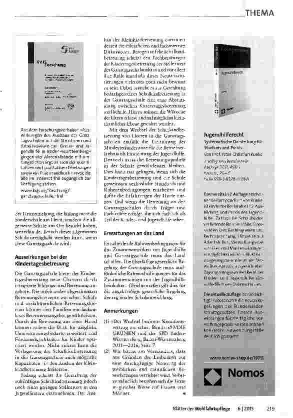 Vorschauseite 3: Auf der Suche nach kooperativen Konzepten