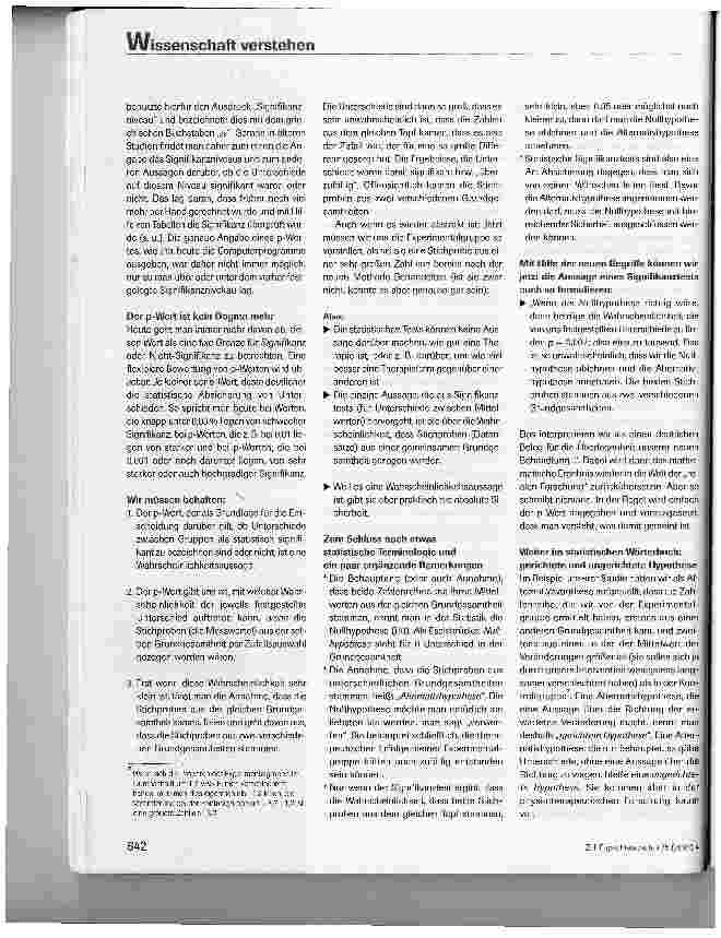 Vorschauseite 5: Folge 3: Was bedeutet eigentlich Signifikanz und was drückt ein p-Wert aus?