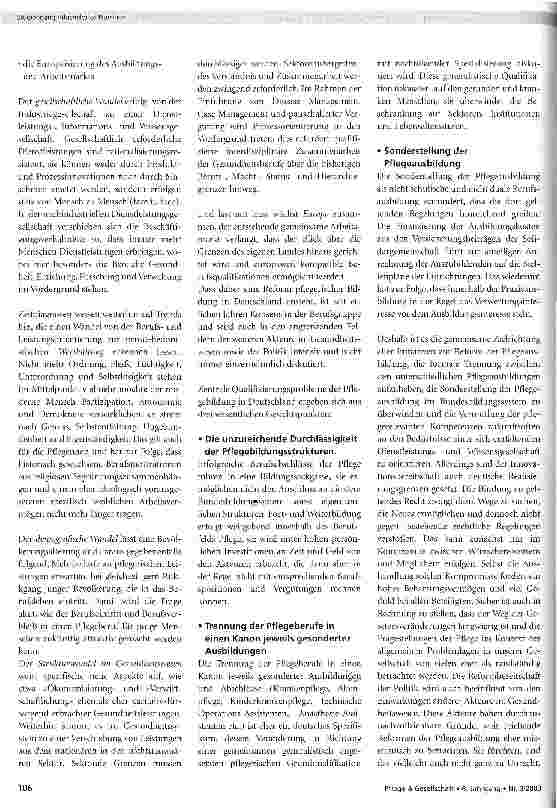 Vorschauseite 2: Der berufsintegrierte pflegeerstausbildende Studiengang Bachelor of Nursing an der Evangelischen Fachhochschule Berlin