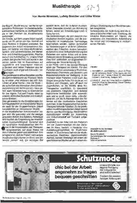 Vorschauseite 1: Musiktherapie