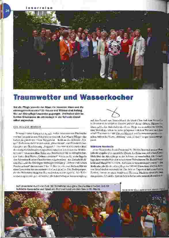 Vorschauseite 1: Traumwetter und Wasserkocher