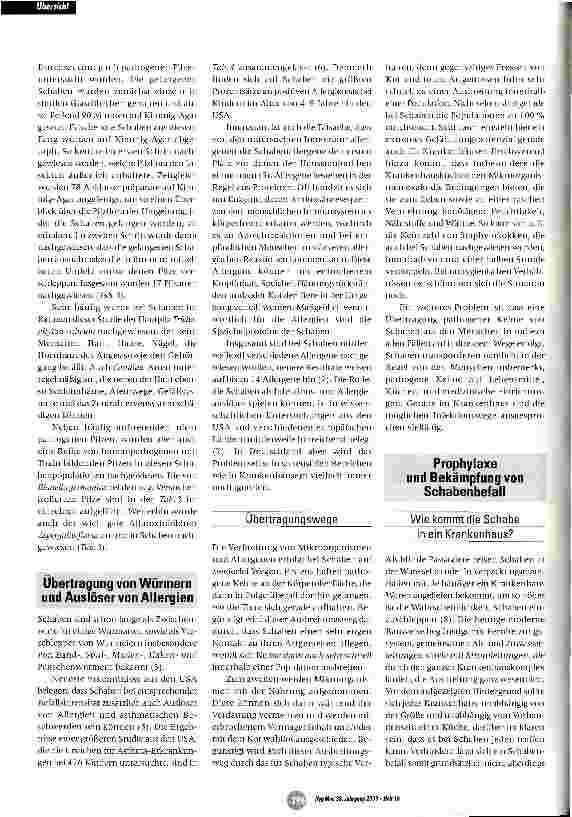 Vorschauseite 5: Schaben - Überträger gefährlicher Krankheiten