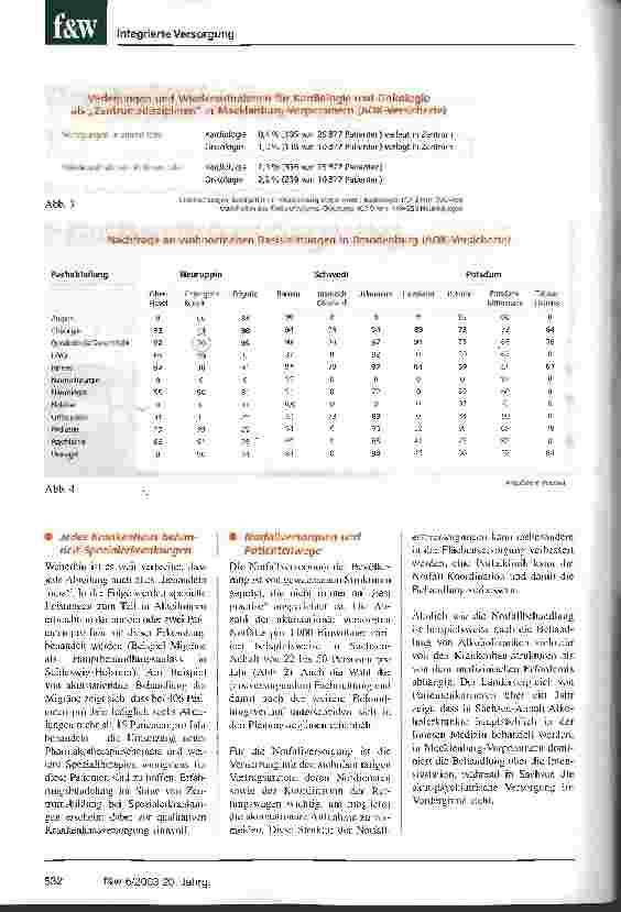 Vorschauseite 3: Portalklinik: für eine qualitative und preisbewusste Flächenversorgung