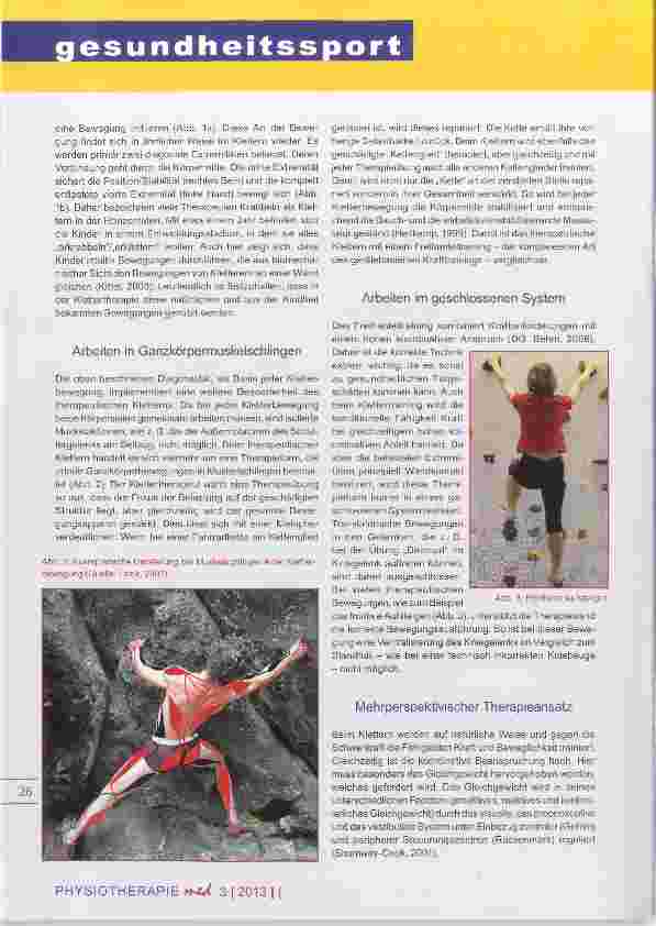 Vorschauseite 3: Therapeutisches Klettern am Gerät