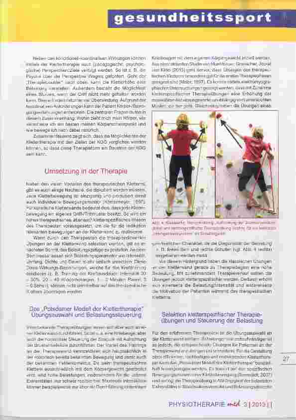 Vorschauseite 4: Therapeutisches Klettern am Gerät