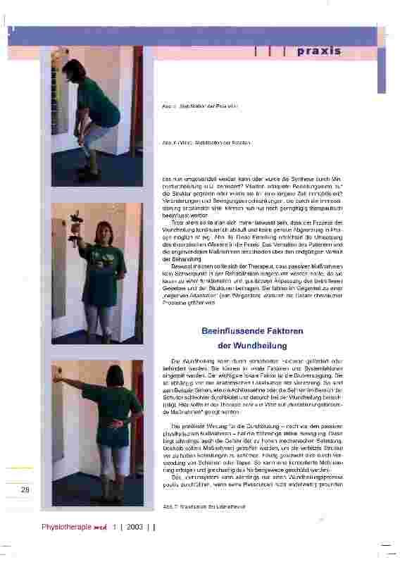 Vorschauseite 6: Wundheilungsphasen und ihre Bedeutung für die physiotherapeutische Behandlung