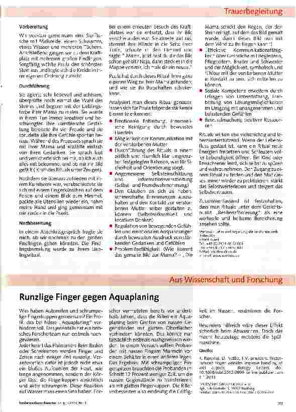 Vorschauseite 3: Resilienzförderung durch Rituale