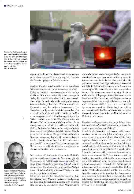 Vorschauseite 3: Die Rolle der Pflegeexpertin in spezialisierter Palliative Care