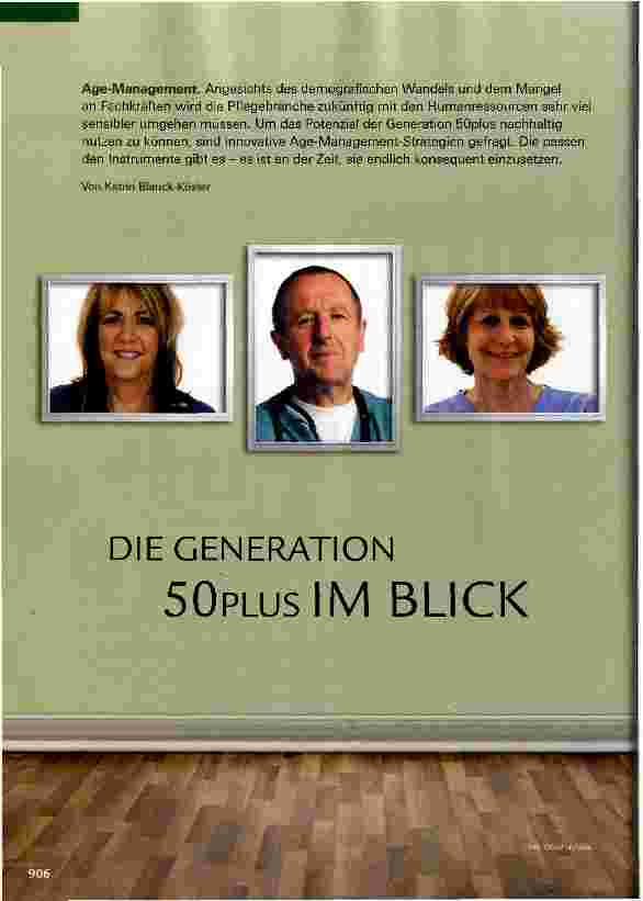 Vorschauseite 1: DIE GENERATION 50PLUSIM BLICK