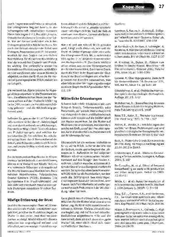 Vorschauseite 3: Zu wenig Milch