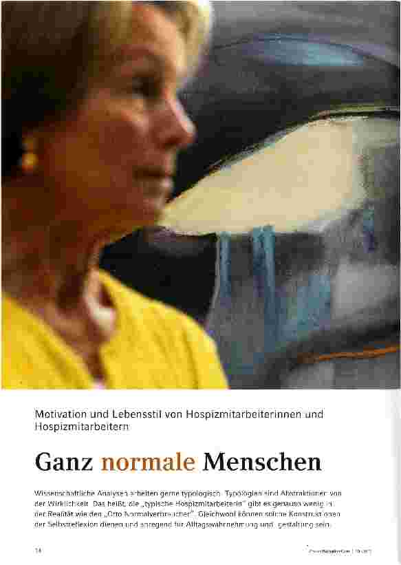 Vorschauseite 1: Ganz normale Menschen