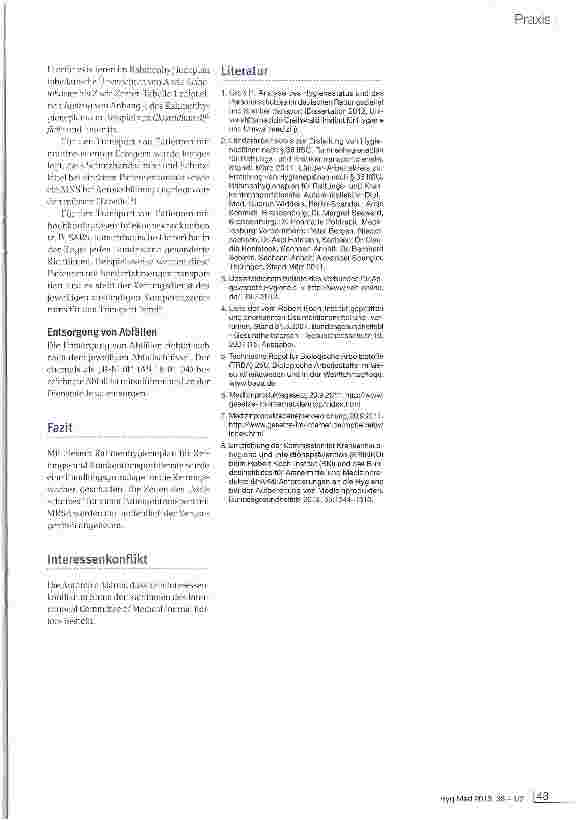 Vorschauseite 4: Rahmenhygieneplan für Rettungsund Krankentransportdienste des „Länder-Arbeitskreises zur Erstellung von Hygieneplänen nach § 36 IfSG